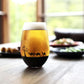[丸モ高木陶器] 日本製 看日落的玻璃風景啤酒杯