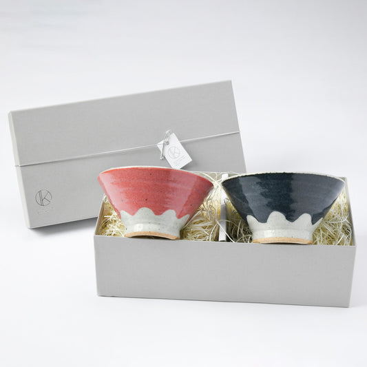 [K-ai] 日本製 富士山蓋飯對碗禮盒