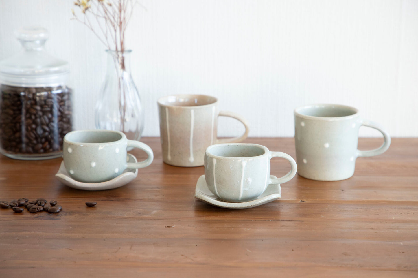 [SUGAR] 日本製 糖霜波點陶瓷咖啡杯碟