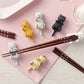 *現貨 [ISHIDA] 日本製 抱抱貓咪筷子和筷子架 -虎紋貓